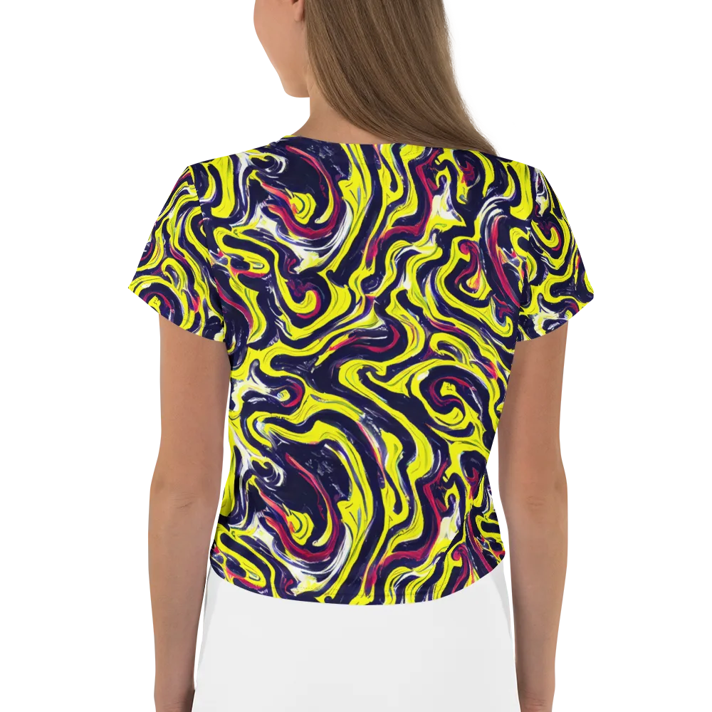 Citrus Thunder on Crop Tee — Back