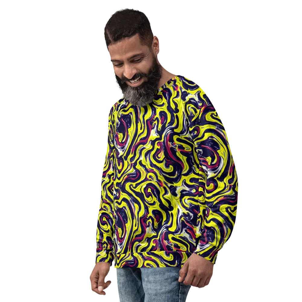 Citrus Thunder on Sweatshirt — Left Front