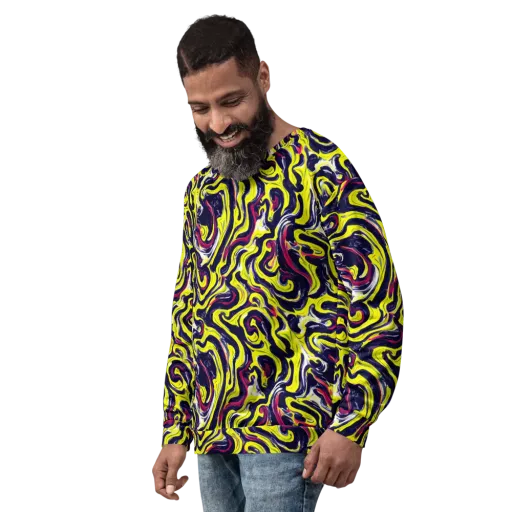 Citrus Thunder on a Sweatshirt