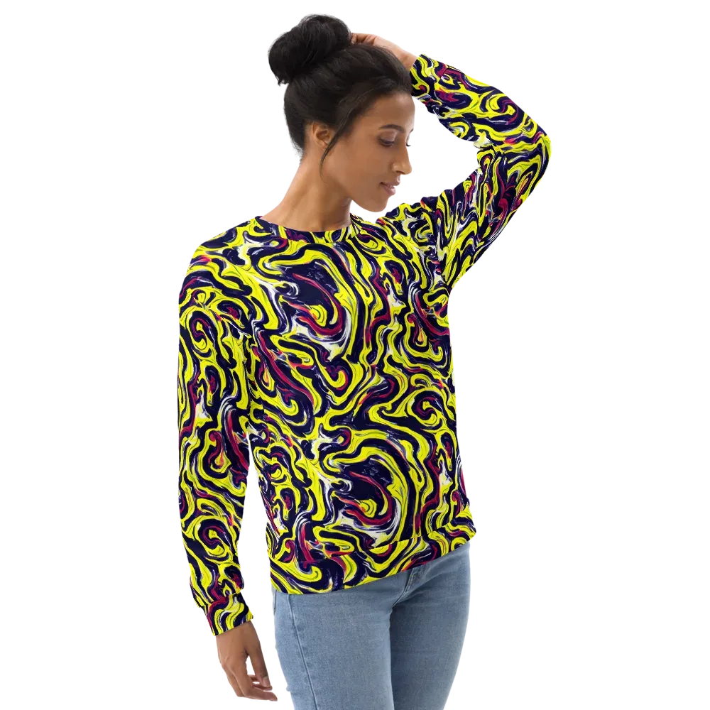 Citrus Thunder on Sweatshirt — Right Front
