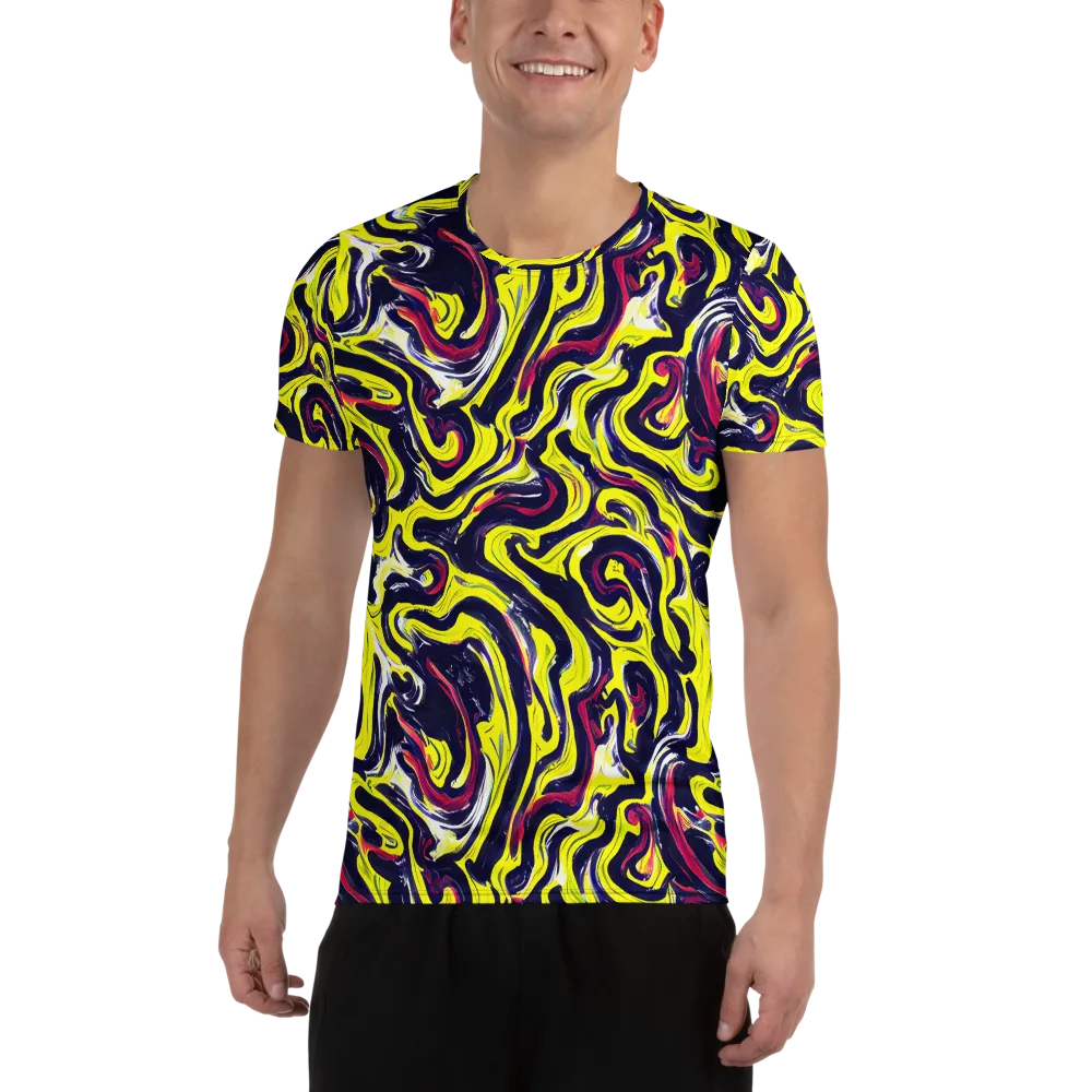 Citrus Thunder on Men's Athletic T-Shirt — Front