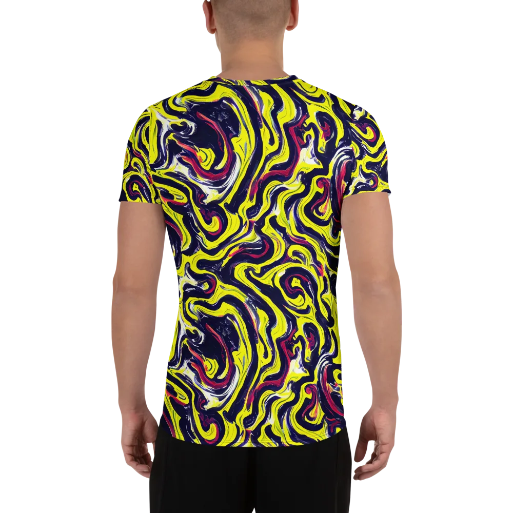 Citrus Thunder on Men's Athletic T-Shirt — Back