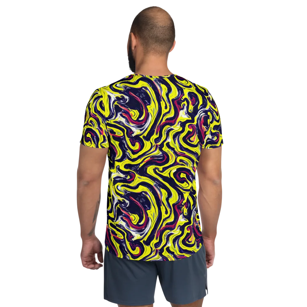 Citrus Thunder on Men's Athletic T-Shirt — Back