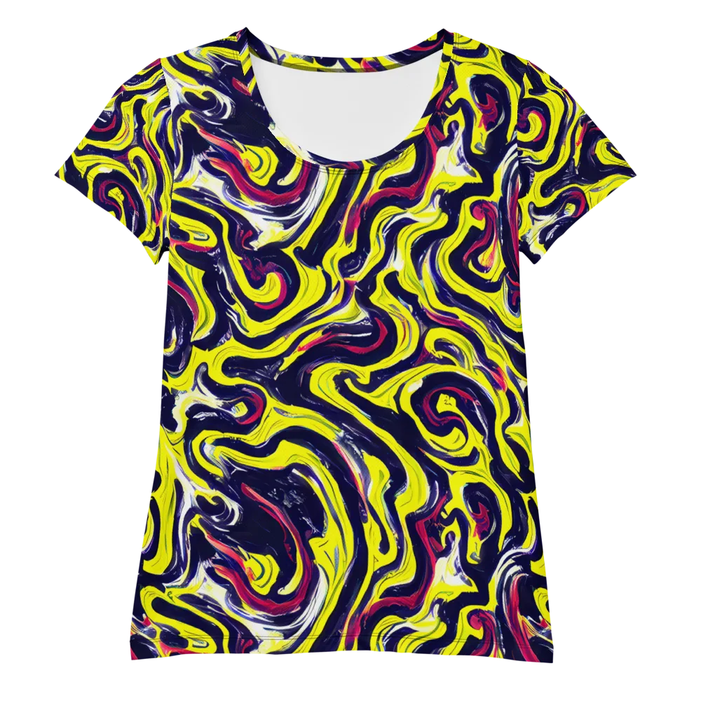 Citrus Thunder on Women's Athletic T-Shirt — Front