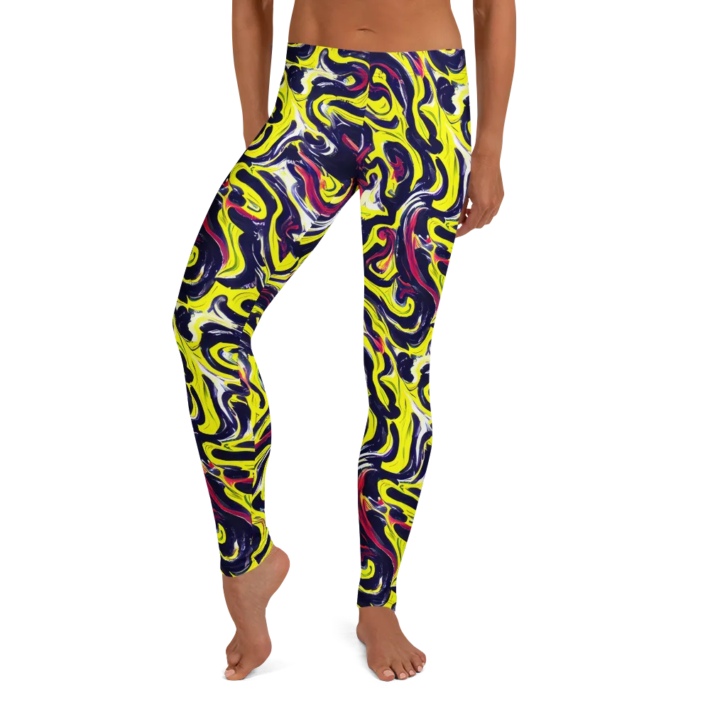 Citrus Thunder on Leggings — Front