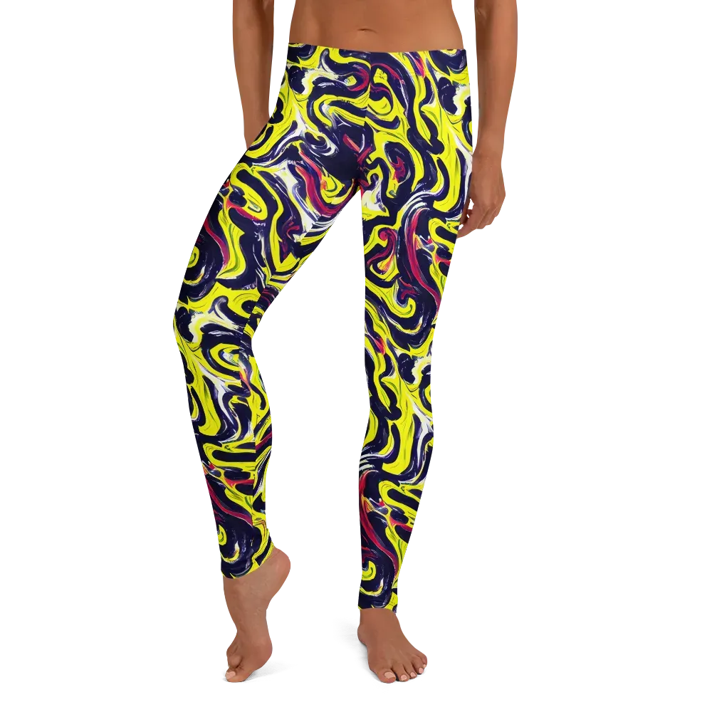 Citrus Thunder on Leggings — Front