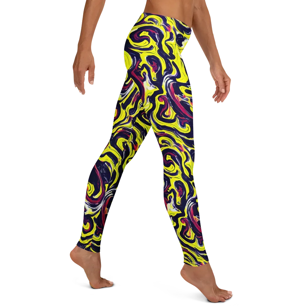 Citrus Thunder on Leggings — Right