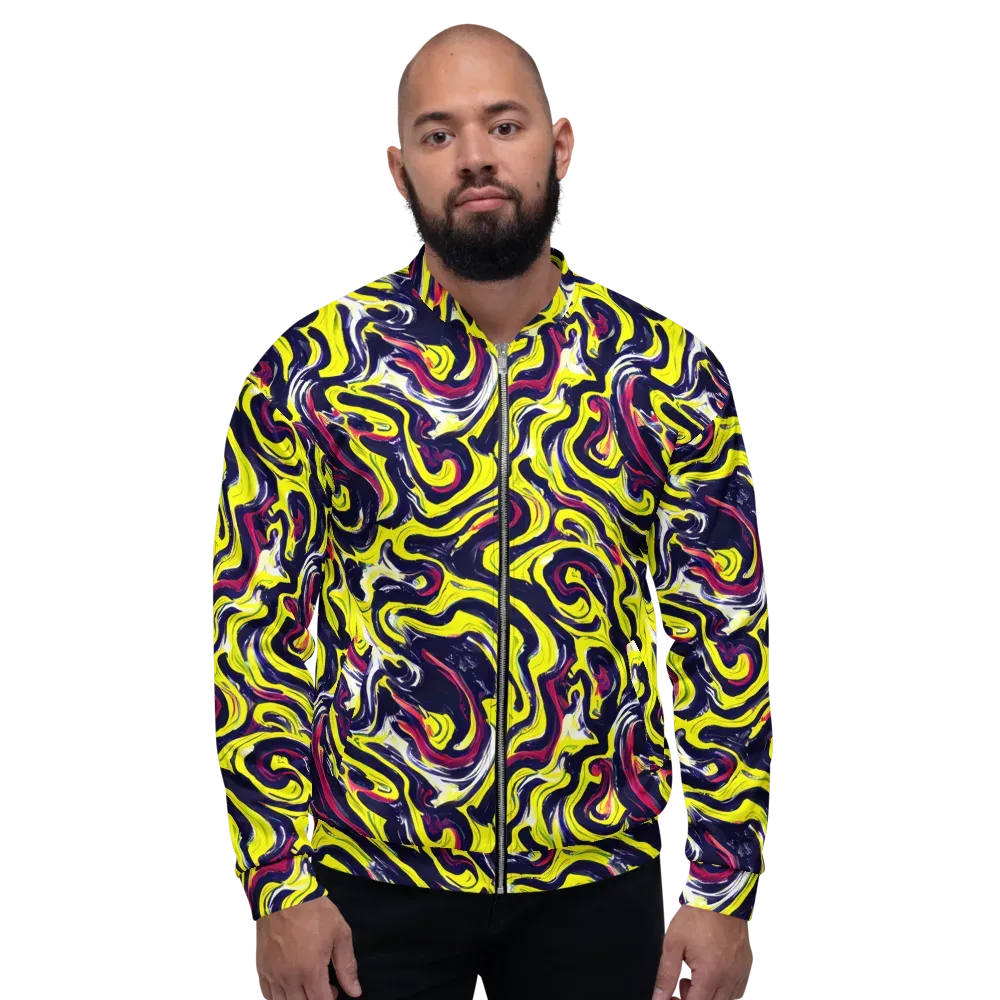 Citrus Thunder on Bomber Jacket — Front