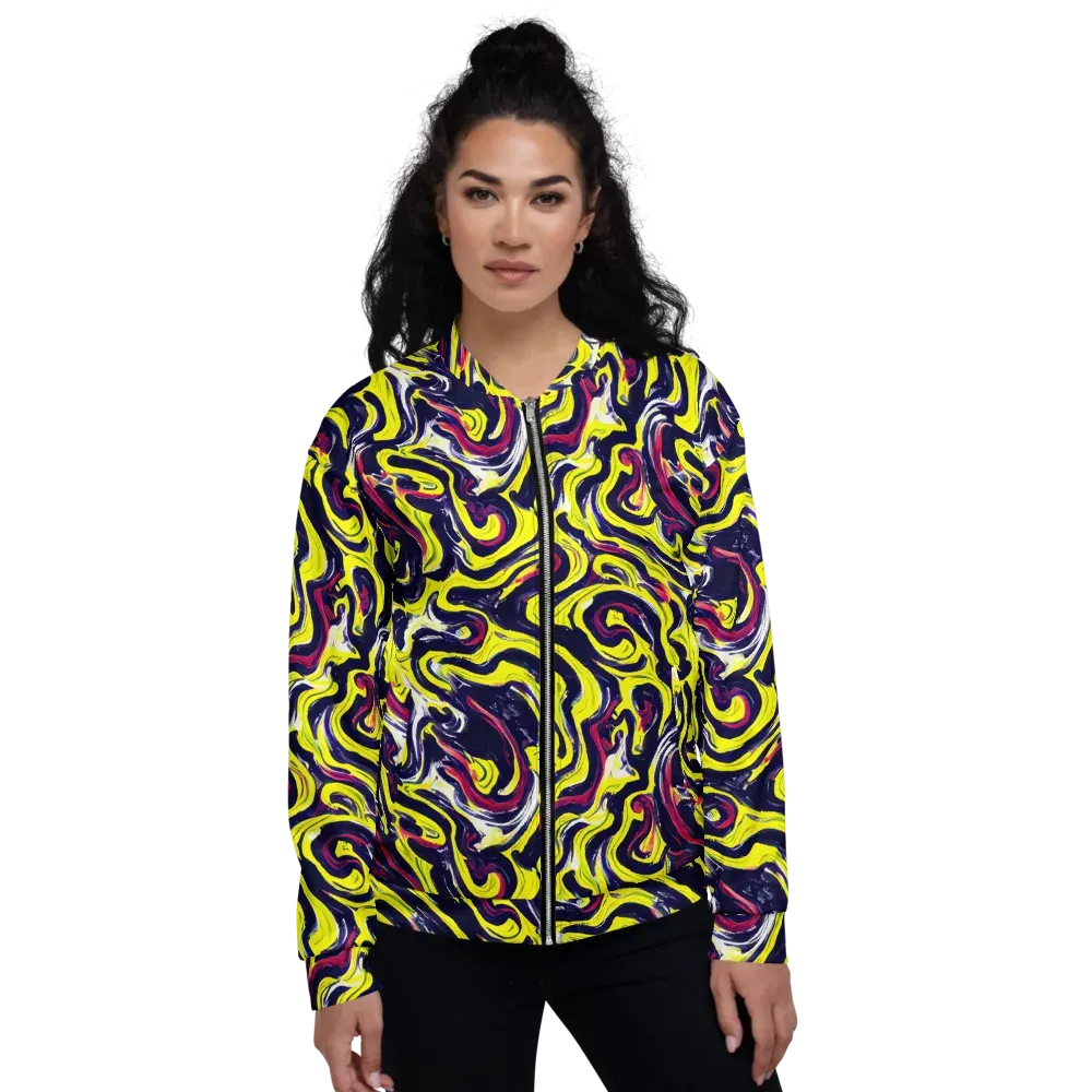 Citrus Thunder on Bomber Jacket — Front
