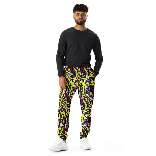 Citrus Thunder on a Men's Joggers