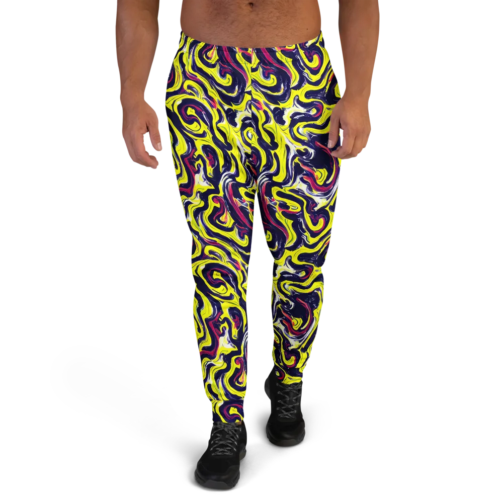 Citrus Thunder on Men's Joggers — Front