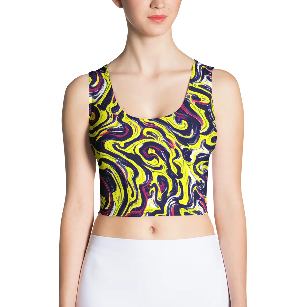 Citrus Thunder on Crop Top — Front