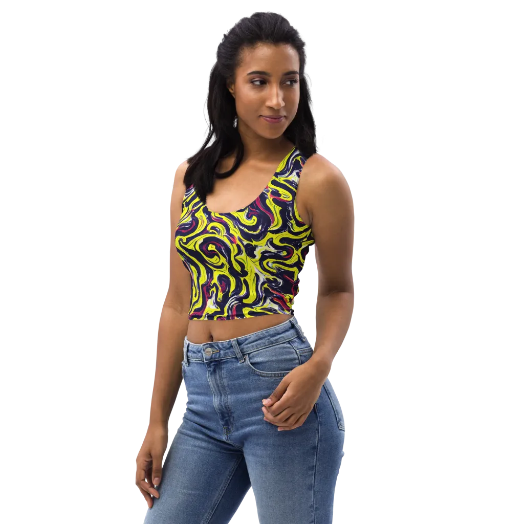 Citrus Thunder on Crop Top — Left Front