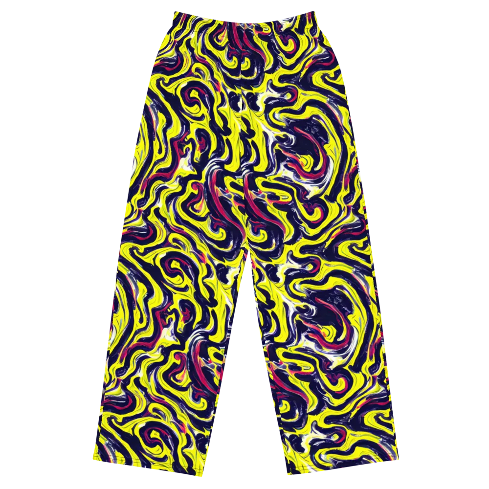 Citrus Thunder on Wide-Leg Pants — Front