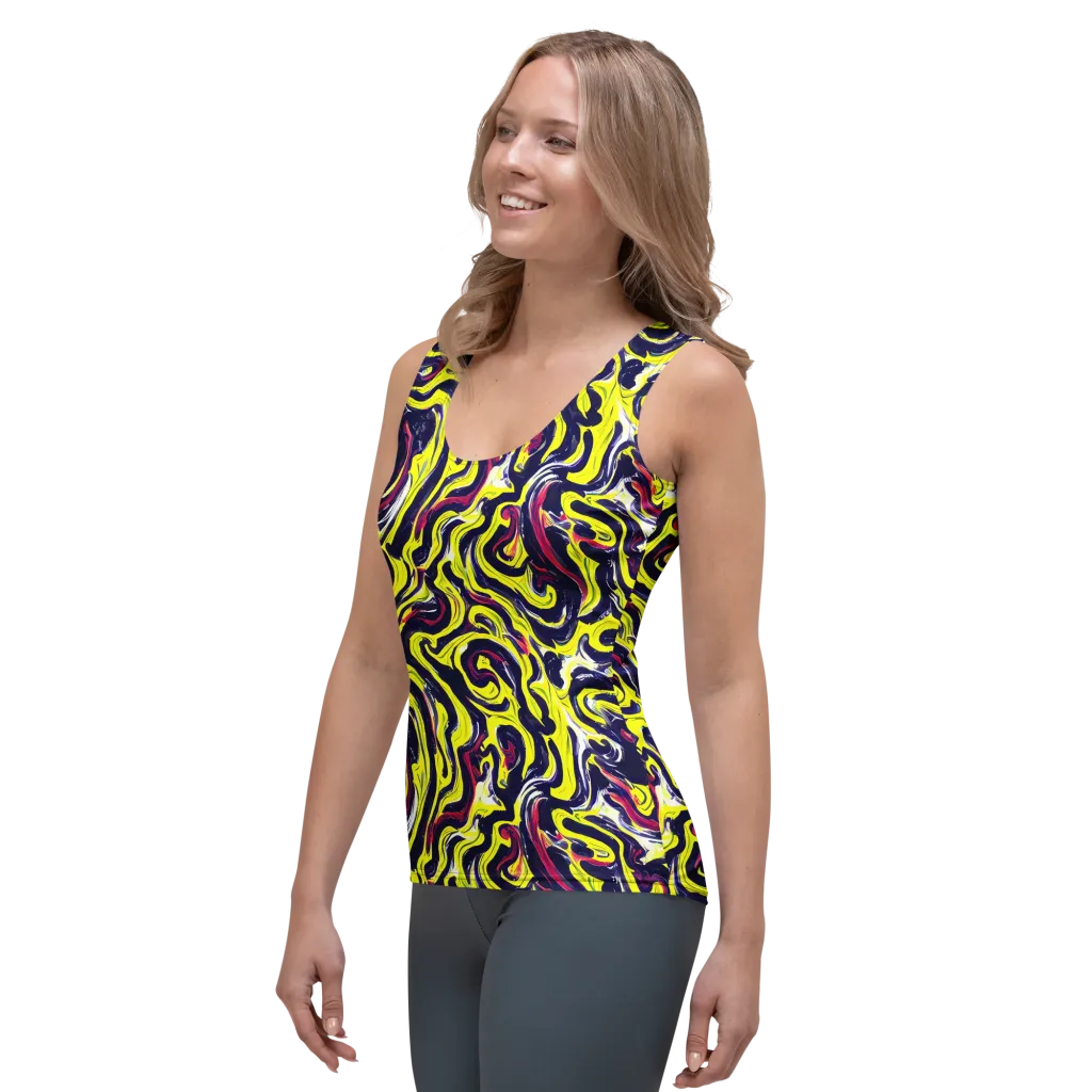 Citrus Thunder on Women's Tank Top — Left Front