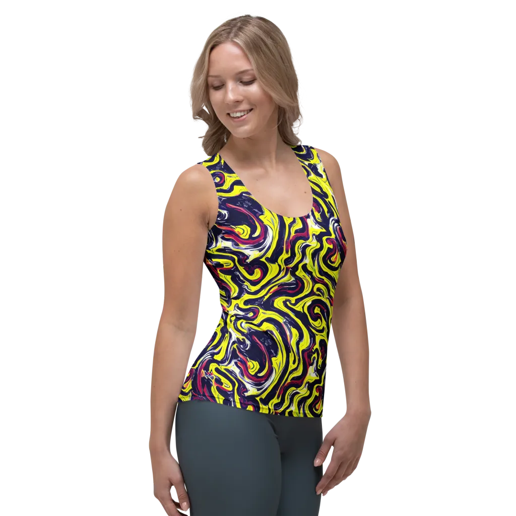 Citrus Thunder on Women's Tank Top — Right Front
