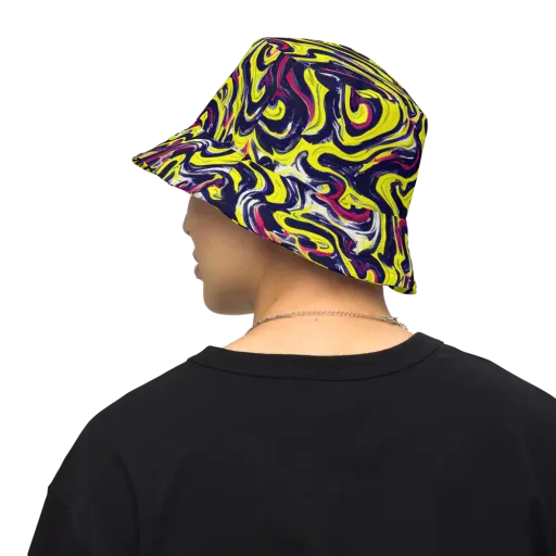 Citrus Thunder on a Reversible Bucket Hat