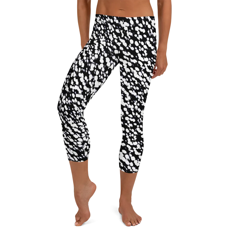 Inkstone Drift on Capri Leggings — Front