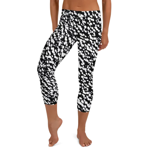 Inkstone Drift on a Capri Leggings