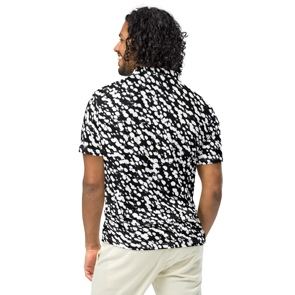 Inkstone Drift on Men's Slim Fit Polo Shirt — Back