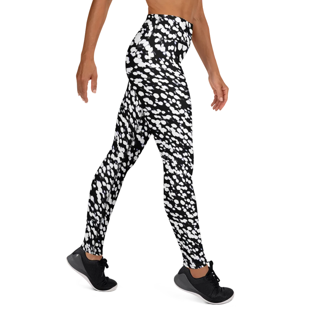 Inkstone Drift on Yoga Leggings — Right