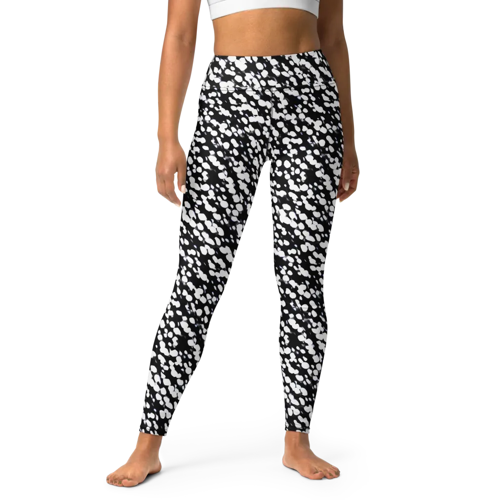 Inkstone Drift on Yoga Leggings — Front