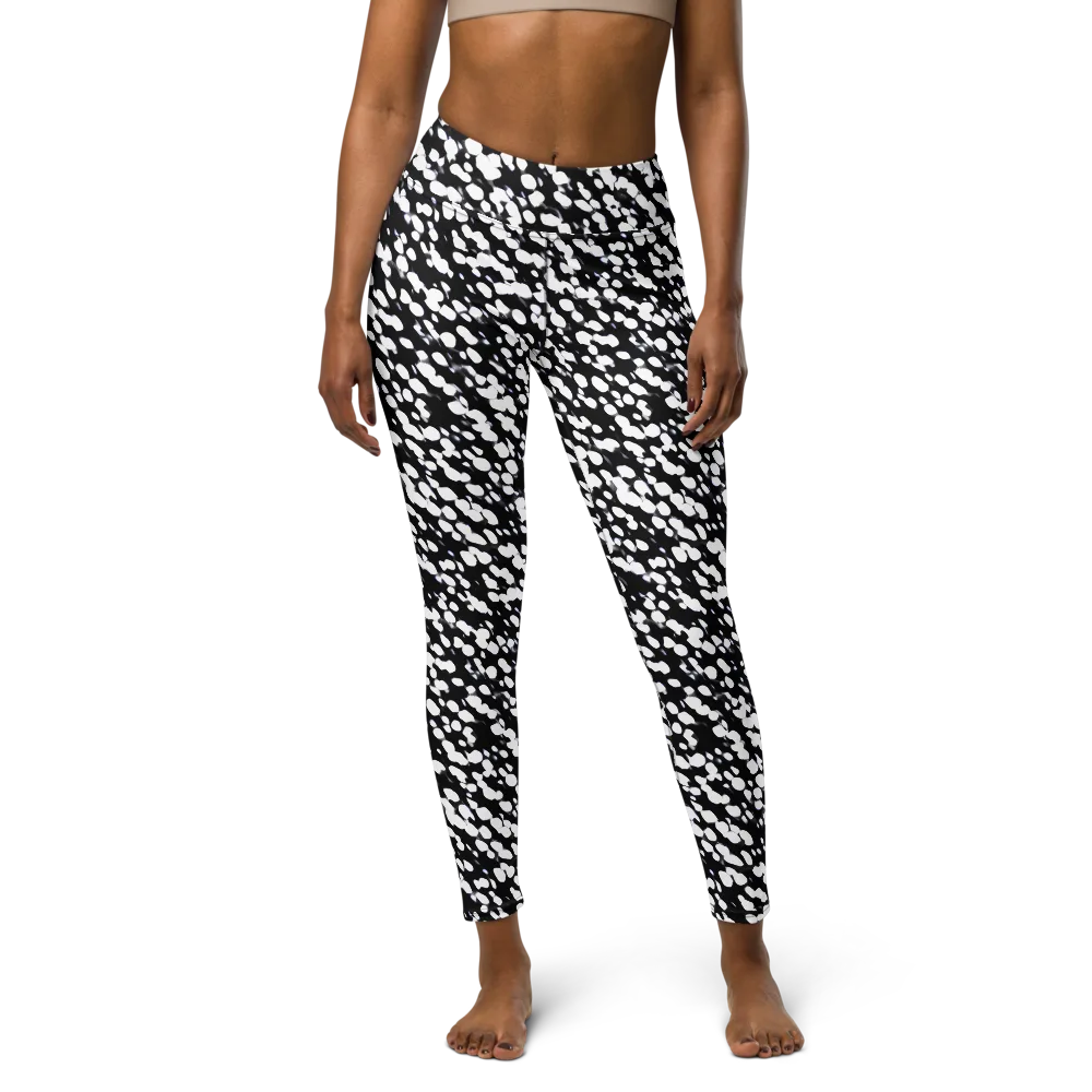 Inkstone Drift on Yoga Leggings — Front