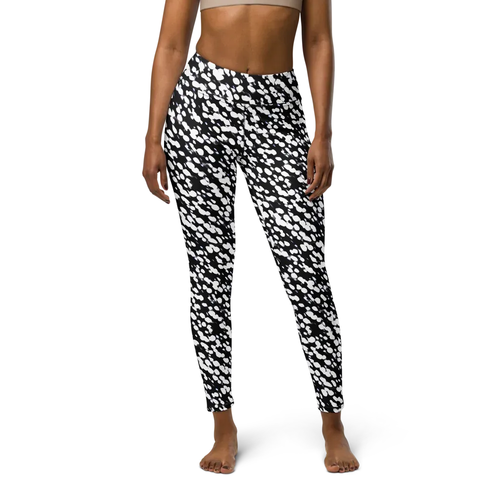 Inkstone Drift on Yoga Leggings — Front