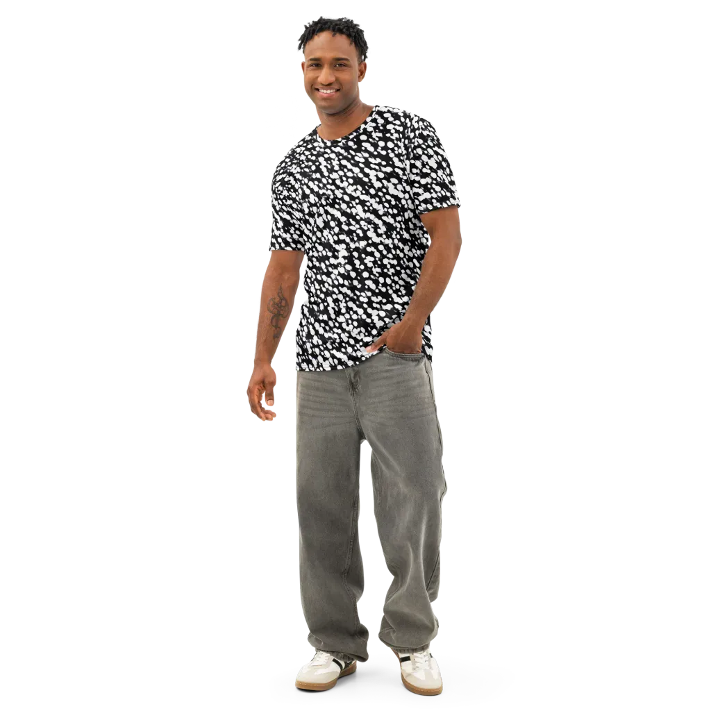Inkstone Drift on Men's Cotton Crew Neck T-Shirt — Front