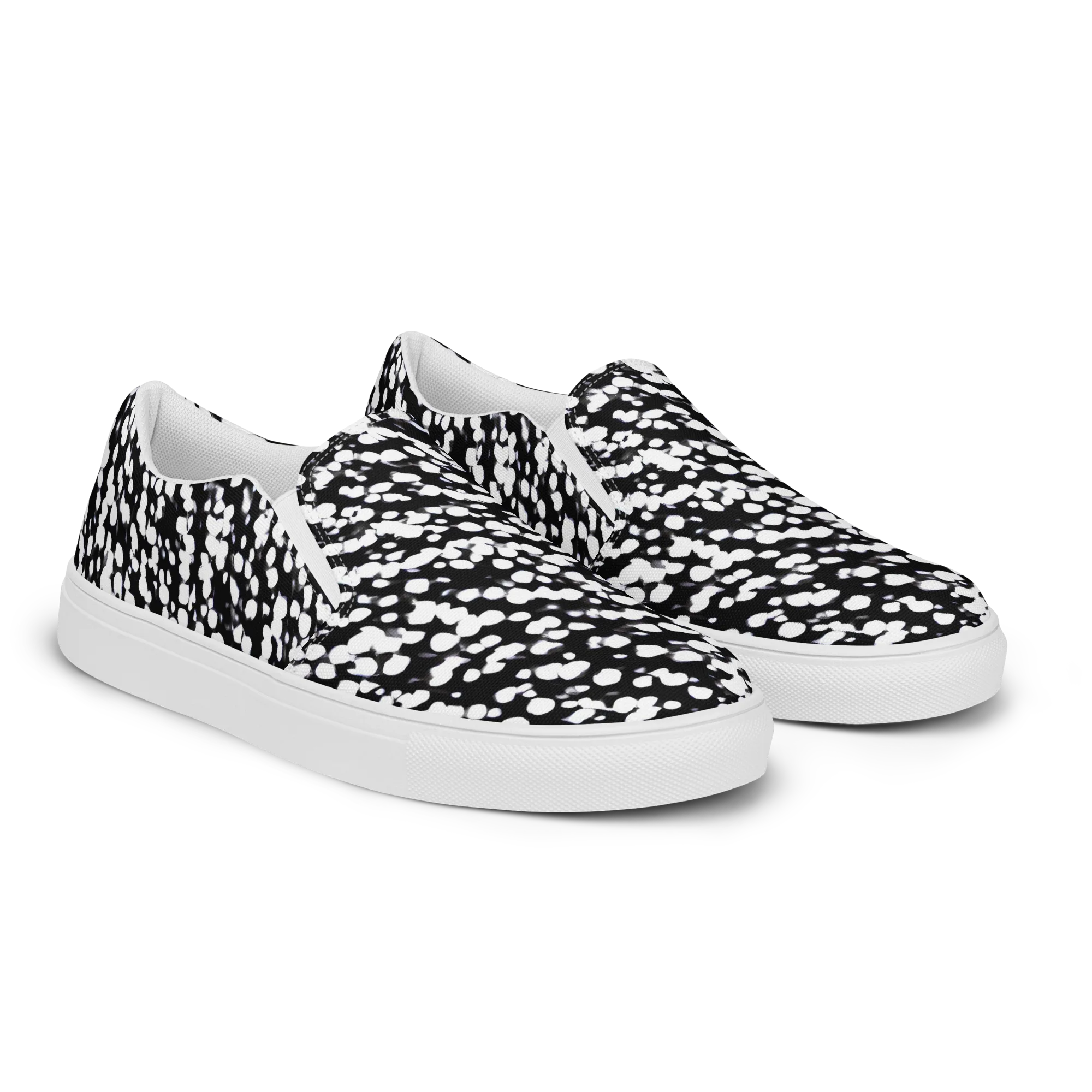Inkstone Drift on Men's Slip-On Canvas Shoes — Right Front