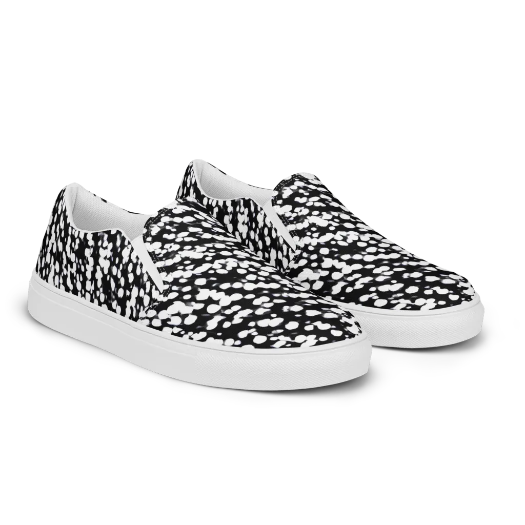 Inkstone Drift on Men's Slip-On Canvas Shoes — Right Front