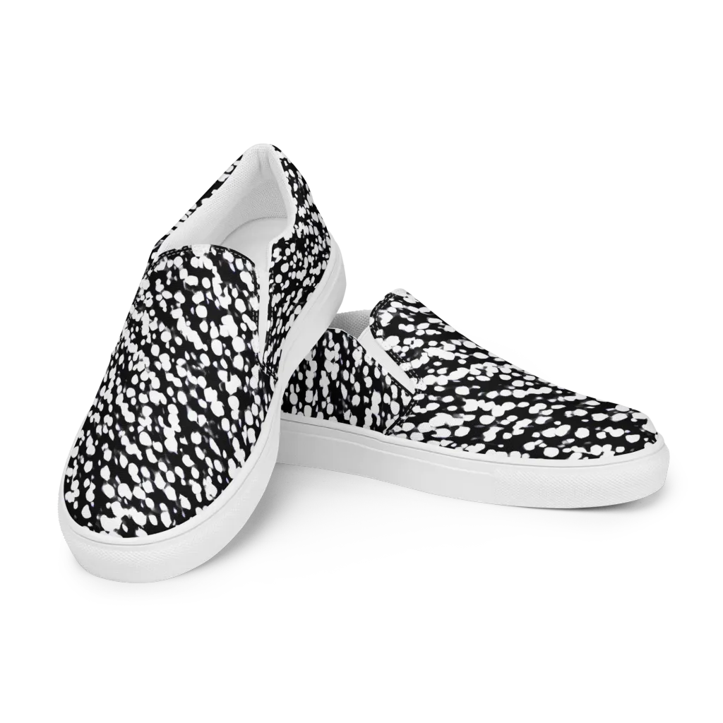 Inkstone Drift on Men's Slip-On Canvas Shoes — Left Front