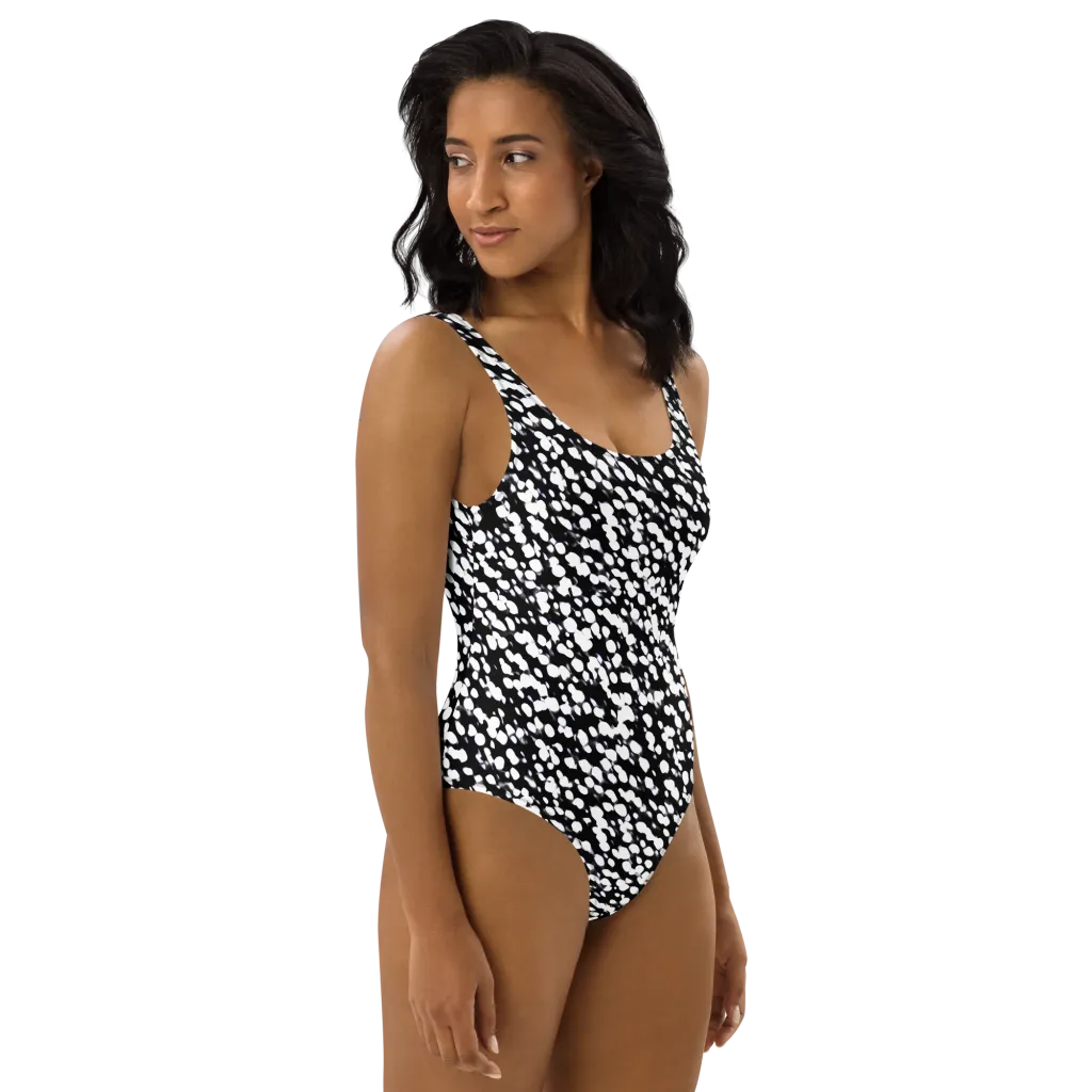 Inkstone Drift on One-Piece Swimsuit — Right