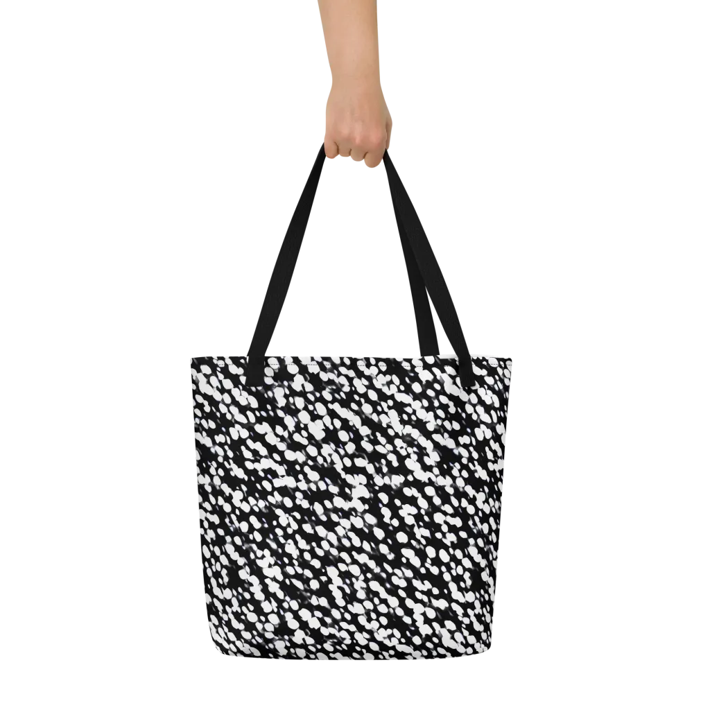 Inkstone Drift on Large Tote Bag W/ Pocket — Front