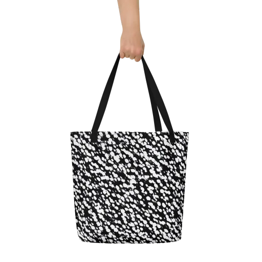 Inkstone Drift on a Large Tote Bag W/ Pocket