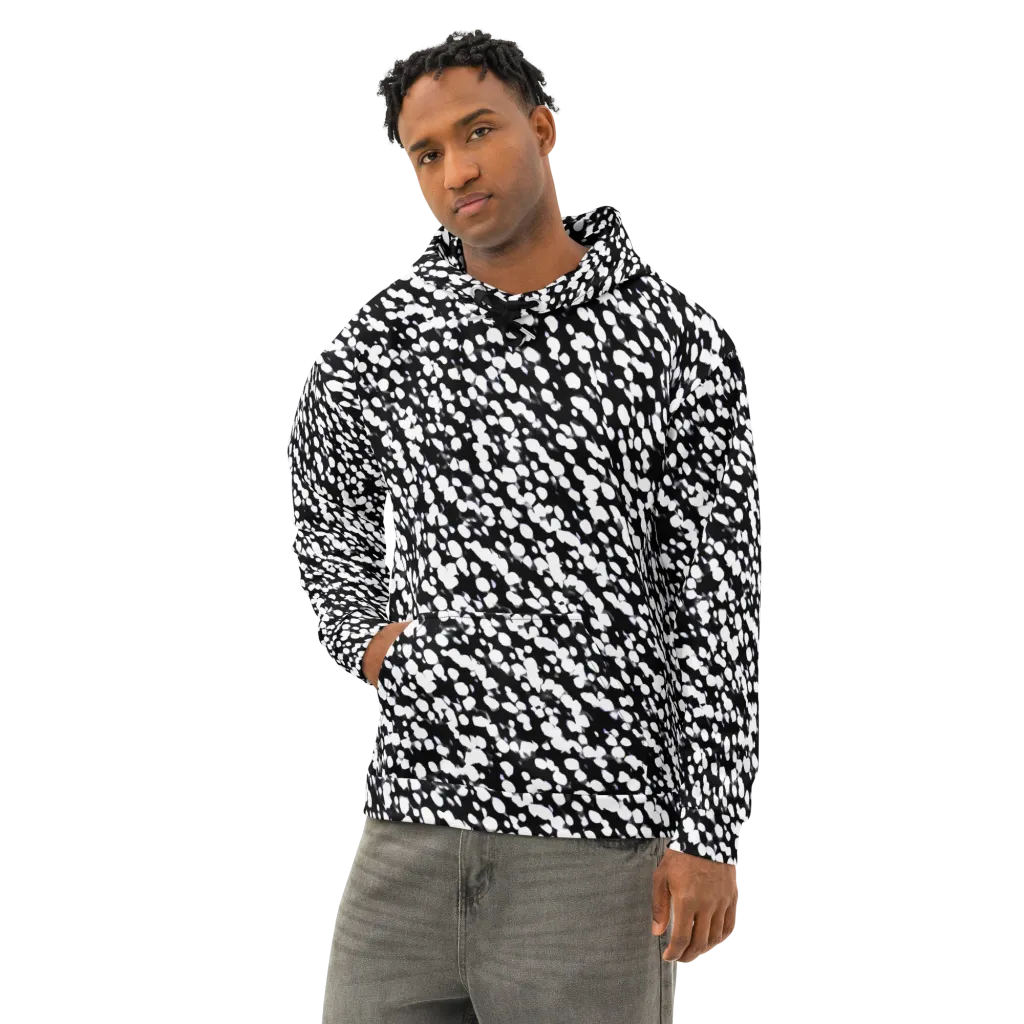 Inkstone Drift on Cotton Hoodie — Left Front