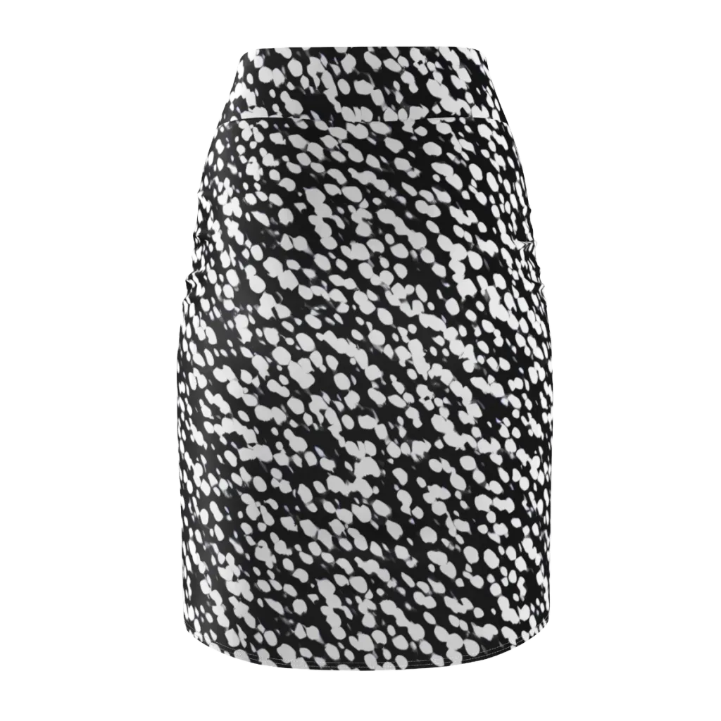 Inkstone Drift on Pencil Skirt — Back