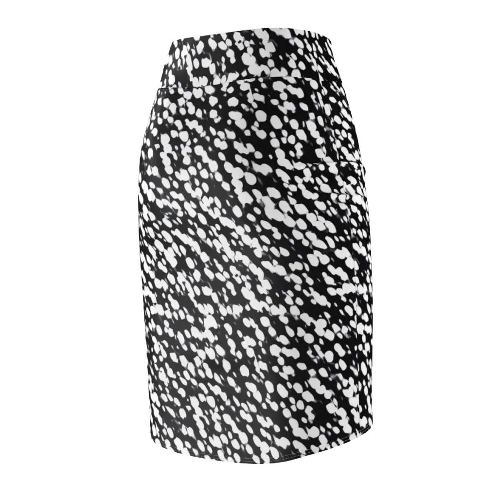 Inkstone Drift on Pencil Skirt — Back Side