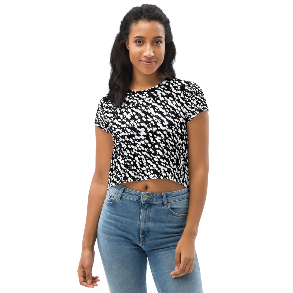 Inkstone Drift on Crop Tee — Front