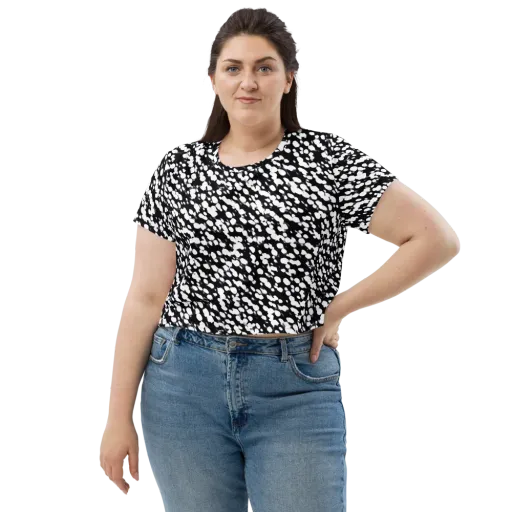 Inkstone Drift on a Crop Tee