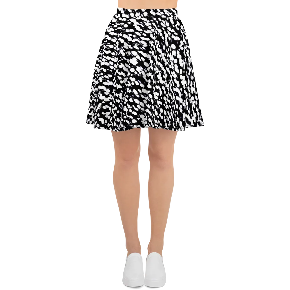 Inkstone Drift on Skater Skirt — Front
