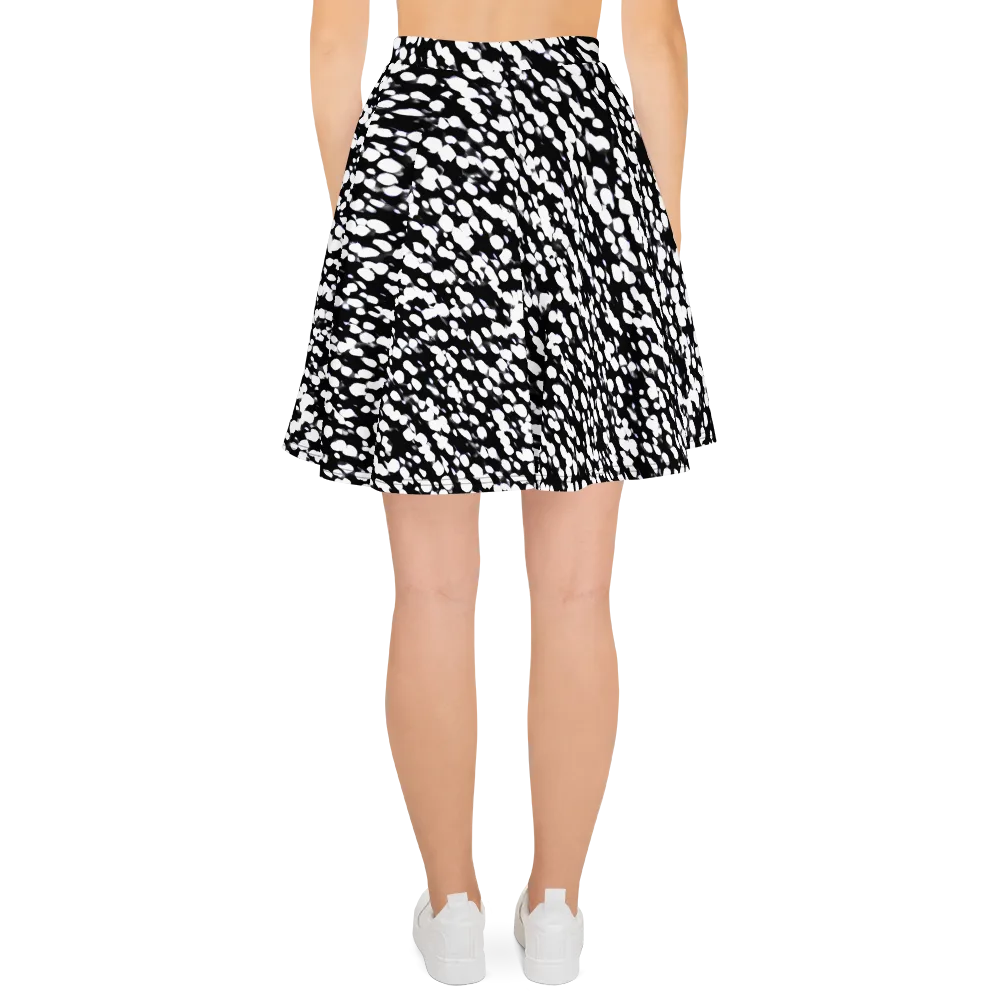 Inkstone Drift on Skater Skirt — Back