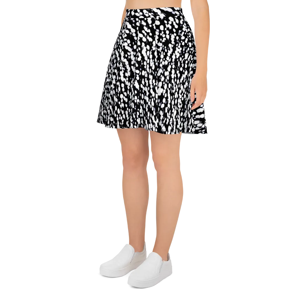 Inkstone Drift on Skater Skirt — Left