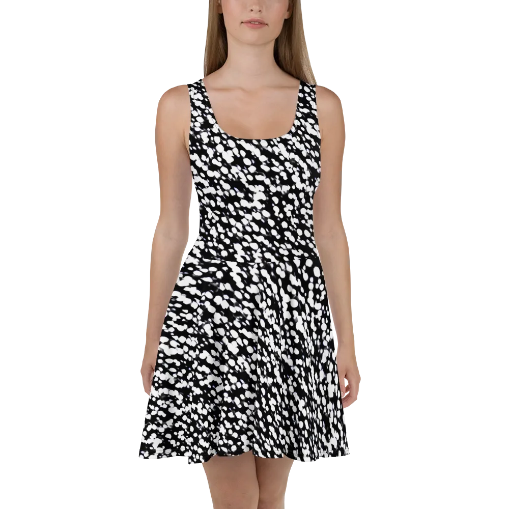 Inkstone Drift on Skater Dress — Front