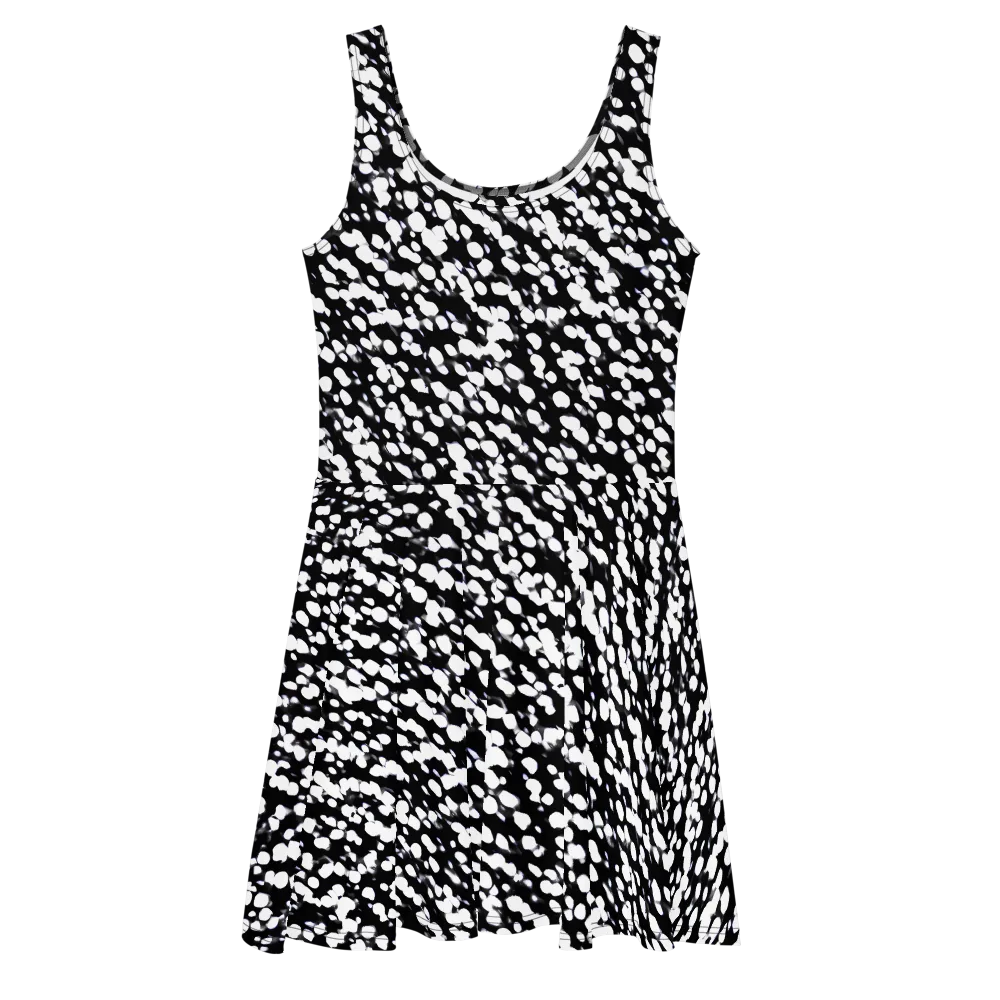 Inkstone Drift on Skater Dress — Front