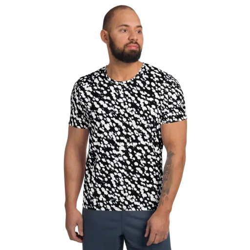 Inkstone Drift on a Men's Athletic T-Shirt