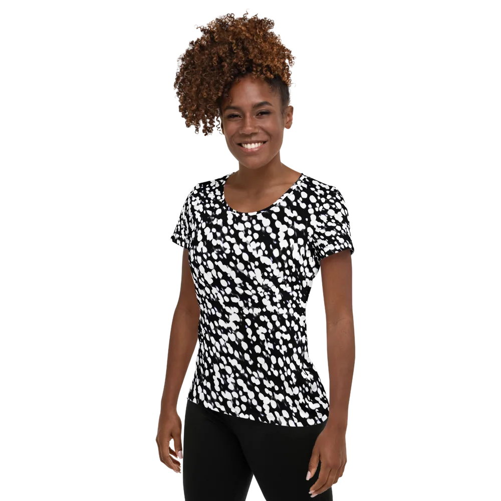 Inkstone Drift on Women's Athletic T-Shirt — Left