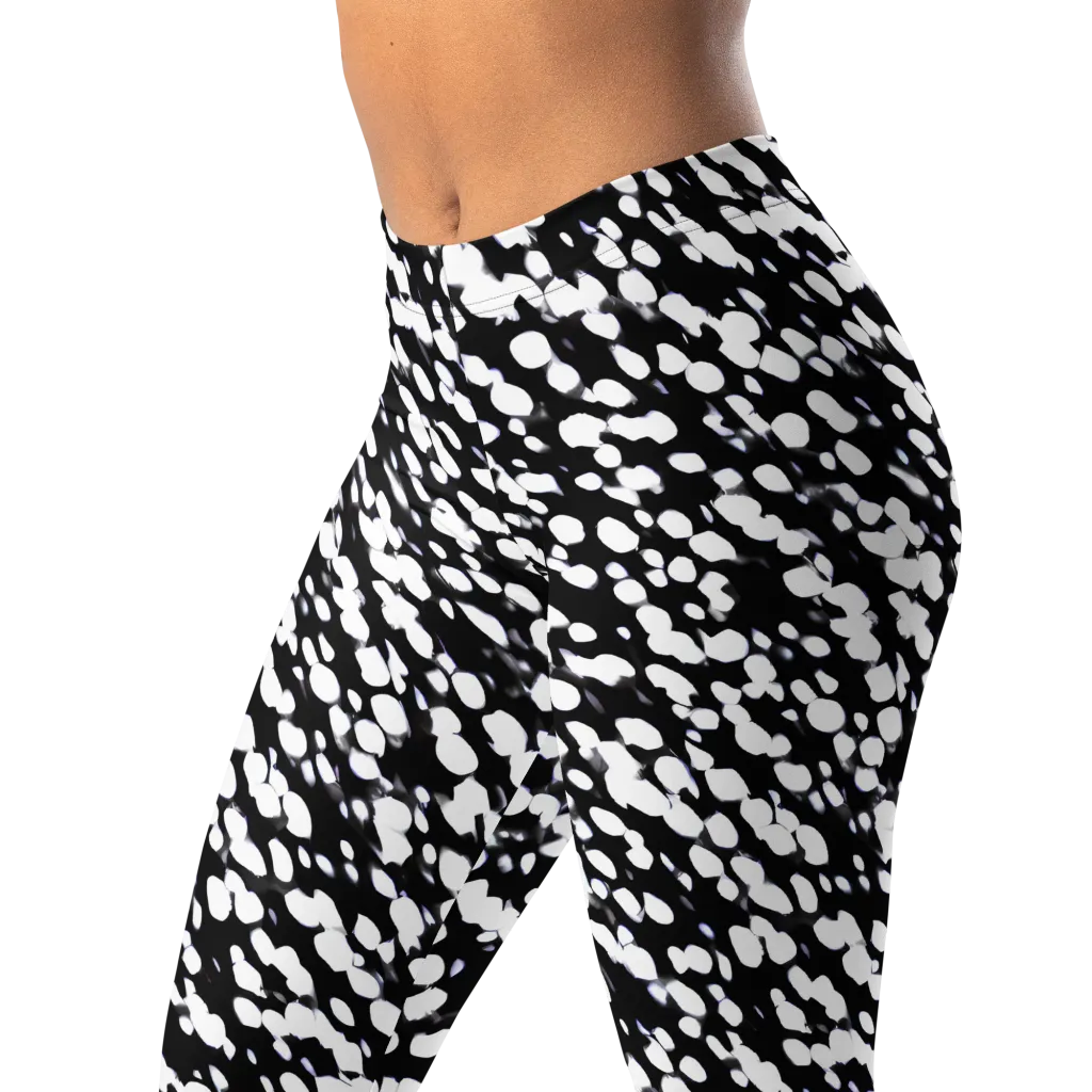 Inkstone Drift on Leggings — Left Front