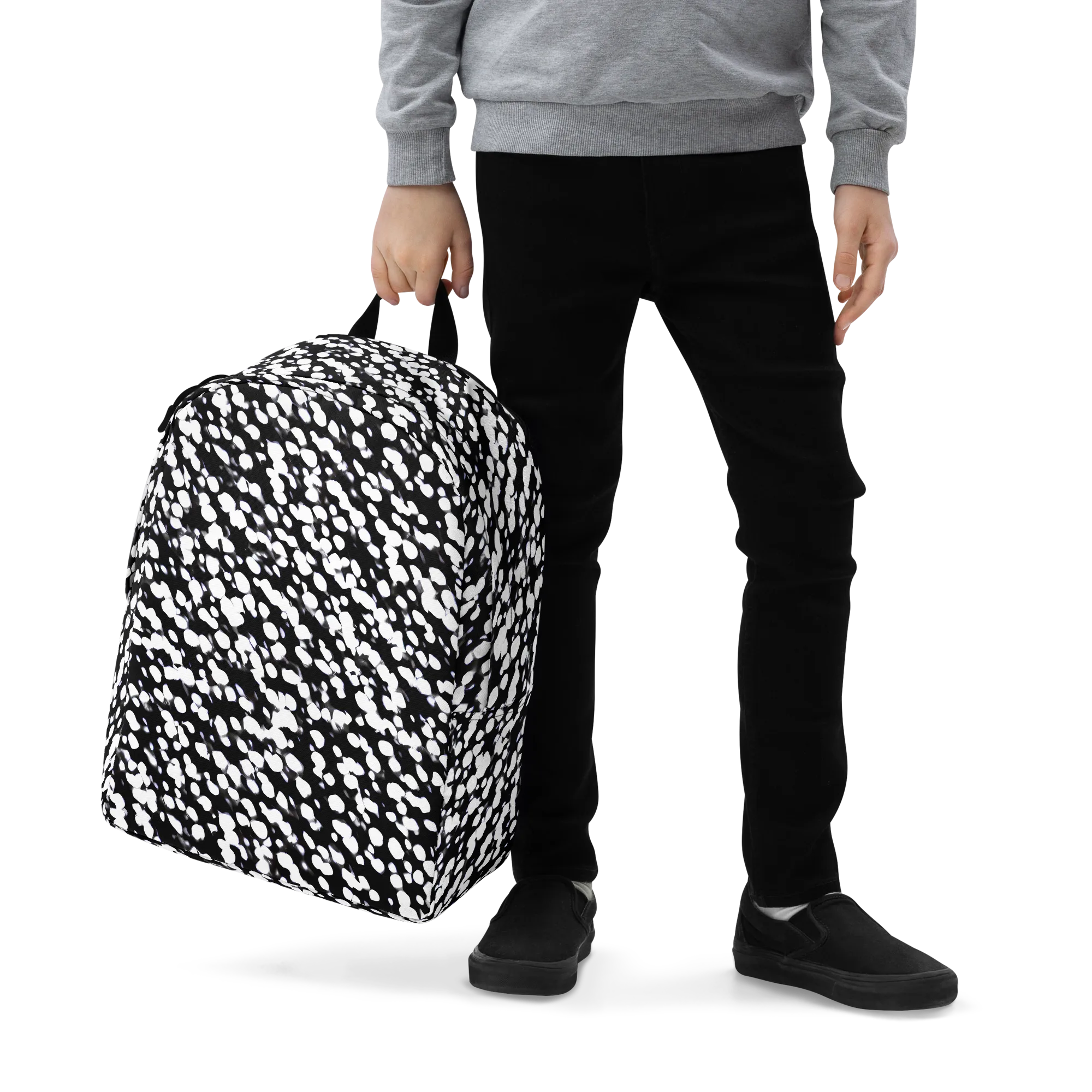 Inkstone Drift on Minimalist Backpack — Zoomed-in