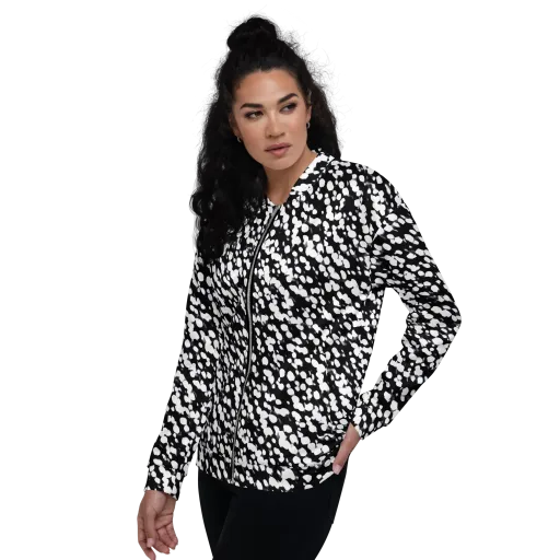 Inkstone Drift on a Bomber Jacket